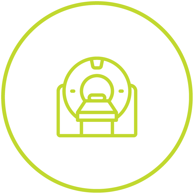 Icon of a MRI machine.