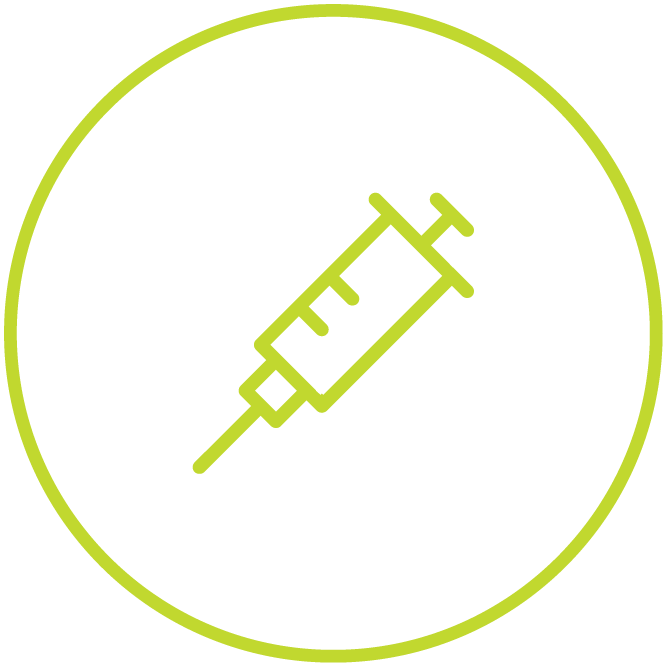 Icon of a syringe.
