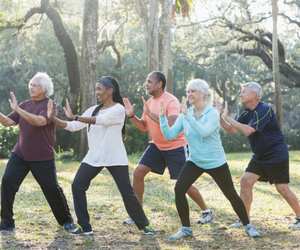 Tai Chi class.
