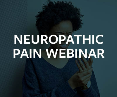 Image with the text: Neuropathic Pain Webinar.